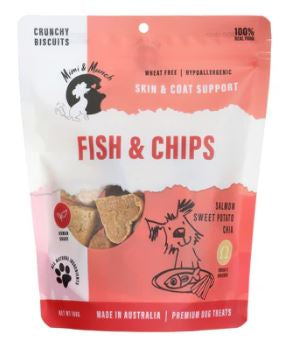 Mimi & Munch Baked Biscuit Fish and Chips 180g