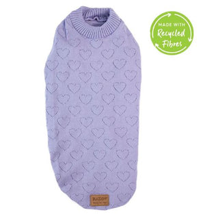 Kazoo Heart Knit - Purple