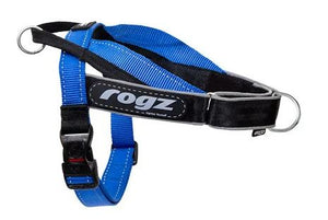 Rogz Dog Harness LetzGo Med Blue