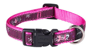 Rogz Dog Collar Pink Love XL