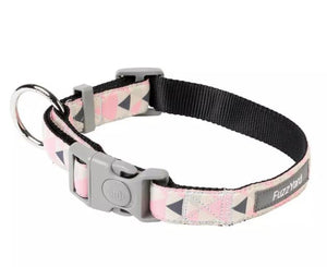 Fuzzyard Dog Collar Pink Rock Lge