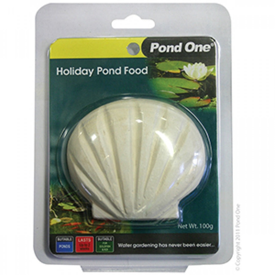 Aqua One Pond Holiday Fish Food Block 100g