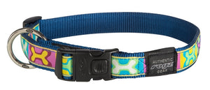 Rogz Dog Collar Pop Art Xlge