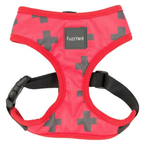 Fuzzyard Dog Harness Red Yeezy XL