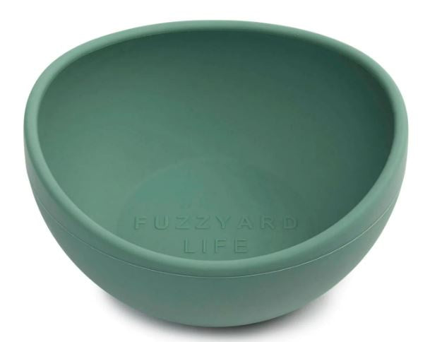 FuzzYard Life Silicone Bowl - Myrtle Green