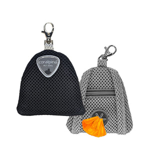 Coralpina Cinquetorri Waste Bag Dispenser Dark Black