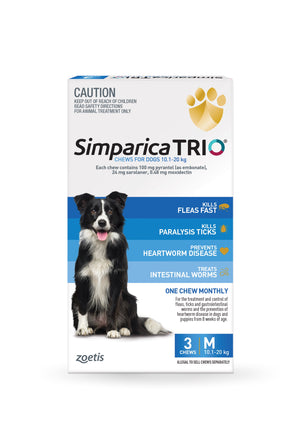 Simparica Trio 10.1-20kg 3 pack