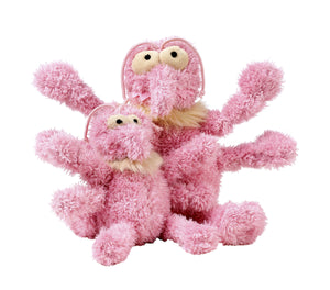 Fuzzyard Doy Toy Scratchette Flea Pink Sml