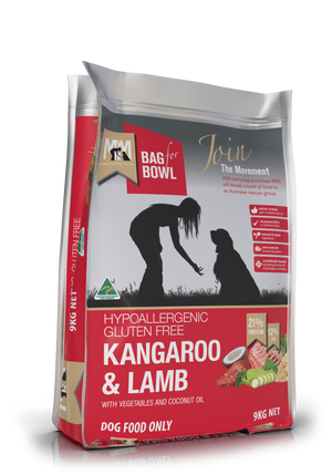 Mfm Dog Kangaroo Lamb Gluten Free Red 9Kg