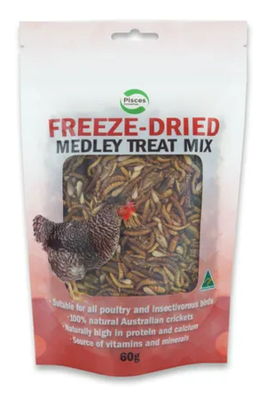 Pisces Freeze Dried Medley Treat Mix 60g