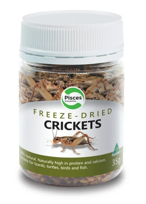 Pisces Freeze Dried Crickets Jar 35g