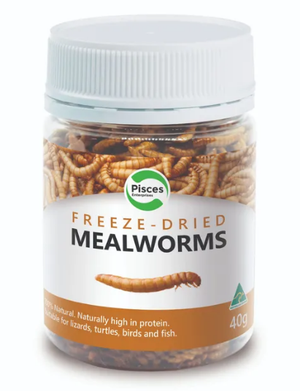 Pisces Freeze Dried Mealworms Jar 40g